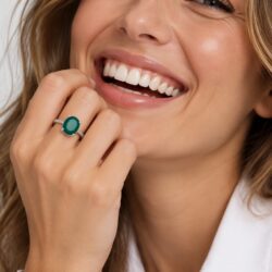 Ring med grøn onyx – symbol på ro, balance og fornyelse