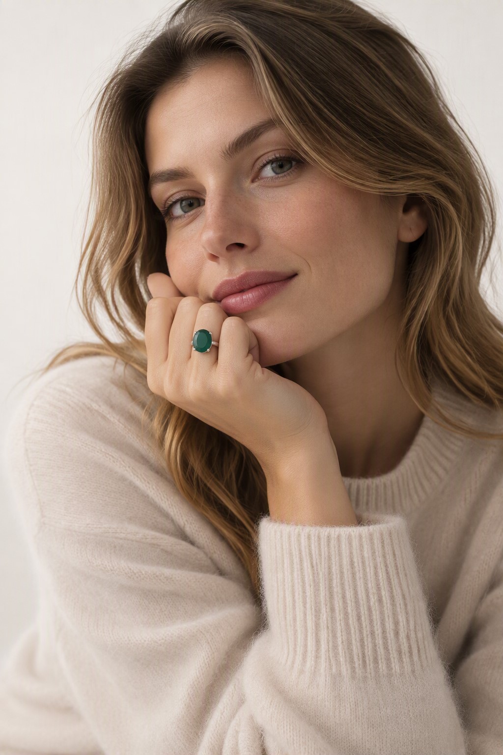 Ring med grøn onyx – symbol på ro, balance og fornyelse - Billede 6