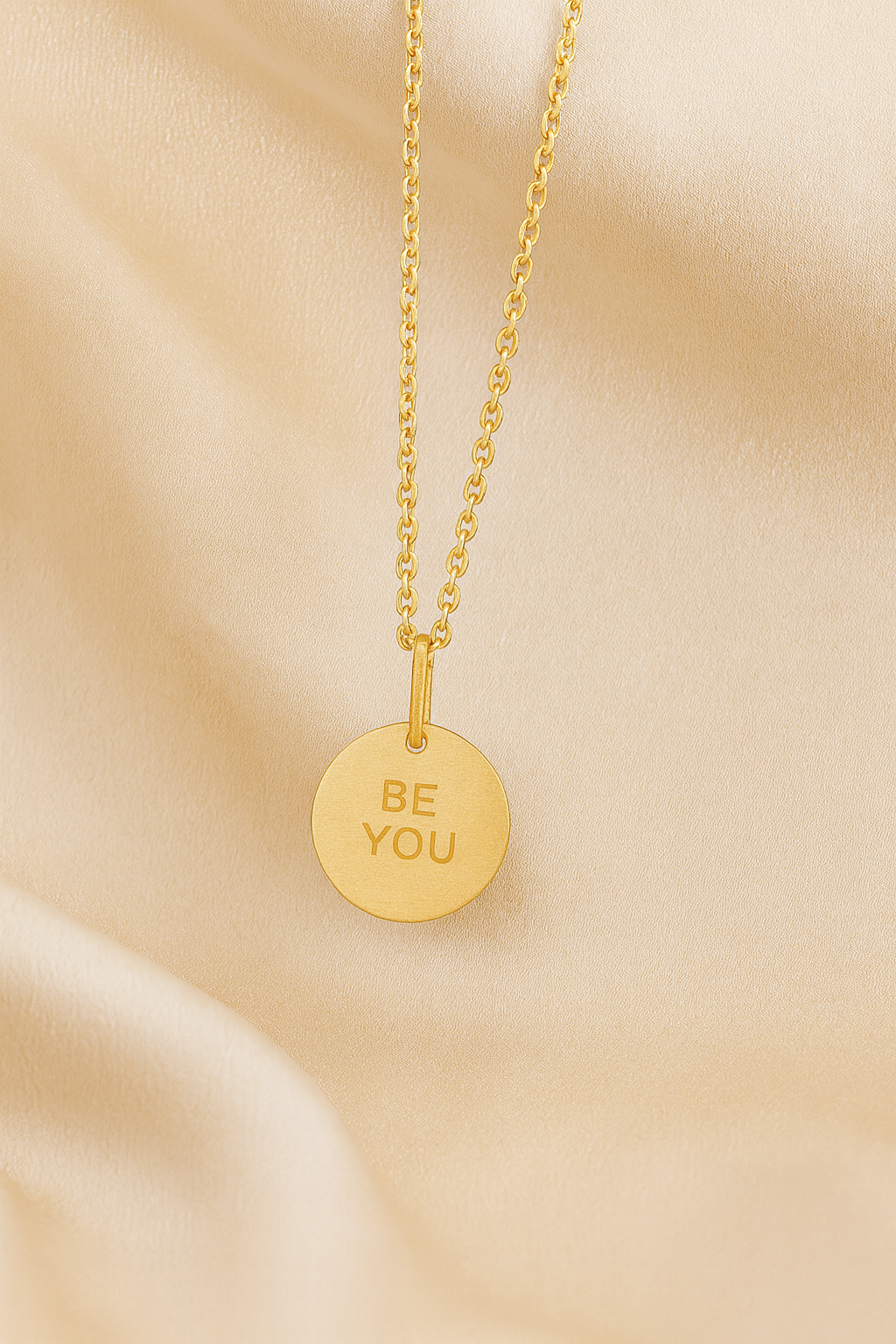 Personligt smykke “BE YOU” | 14K Forgyldt