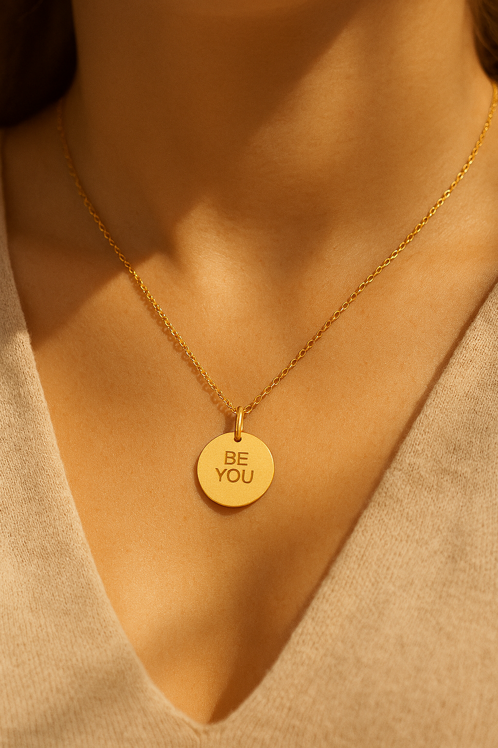 Personligt smykke “BE YOU” | 14K Forgyldt - Billede 6