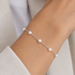 Armbånd med ferskvandsperler